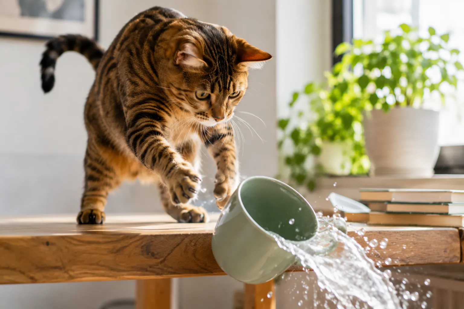 Why Do Cats Knock Things Off Tables?
